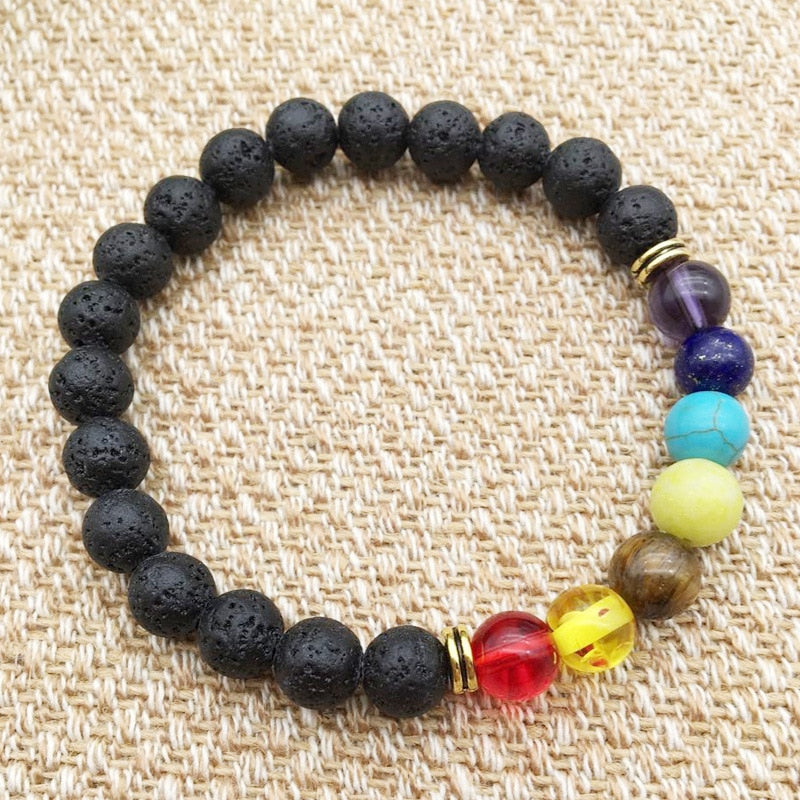 Chakra charm "Black Lava" Edition