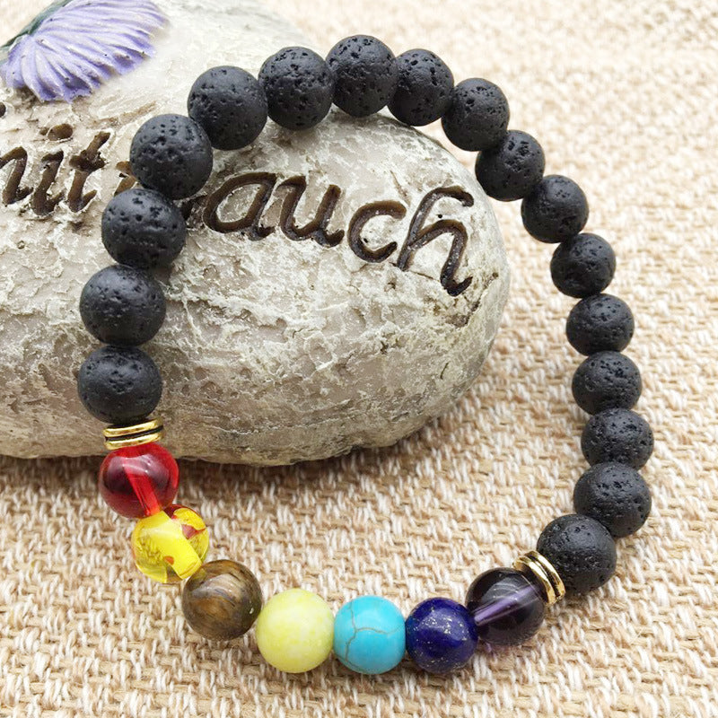 Chakra charm "Black Lava" Edition